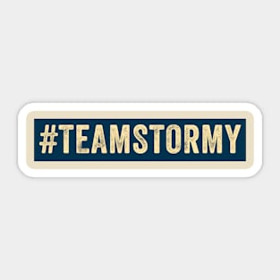 Team Stormy // Logo Box Oil Paint Style Sticker